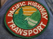 Vintage Pacific Hiway Transport Patch, Large Northwest Spokane Washington picture