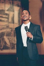 Comedian Kivi Rogers performs on April 9 1996 Historical TV Old Photo 1 picture