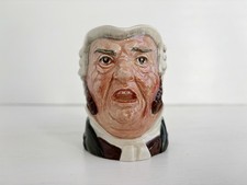 VTG 30s Royal Doulton Porcelain Serjeant Buzfuz Charles Dickens Small Toby Jug  picture