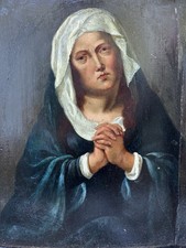Large 19th Century Wooden Icon picture