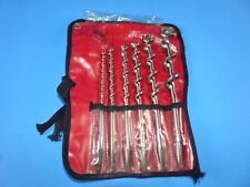 Irwin auger bits set of 6  Stock No. BBR w/original pouch  S88 picture