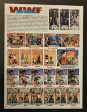 WWF Action Figures Jakks Pacific Preview Page ~ Vintage Magazine PRINT AD 1999 picture