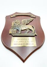 NATO / NATO / ALLIED JOINT FORCE COMMAND NAPLES - MOUTHPIECE / CREST PLATE picture