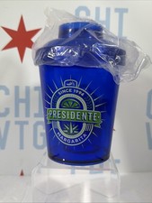 NEW Chili’s Grill & Bar Presidente Margarita Plastic Cocktail Shaker Cup Blue picture