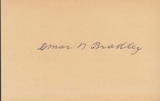 OMAR N. BRADLEY - AUTOGRAPH picture