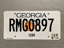 GEORGIA LICENSE PLATE PEACH STATE 🍑 RANDOM LETTERS/NUMBERS NICE picture