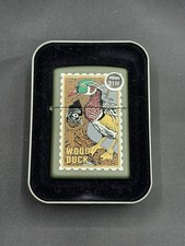 ZIPPO LIGHTER BARRETT SMYTH LICENSED WOOD DUCK STAMP picture