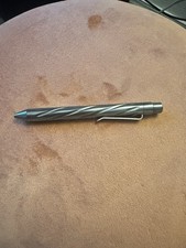 Nottingham Tactical Zirconium Spiral Machined Pen picture