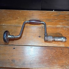 Working 1940s Ratcheting Brace Bit Hand Drill Stanley Rule & Level Co No. 921 picture