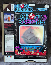 Rare 1986 Ralston Ghostbusters Cereal Box Dan Aykroyd Ernie Hudson +3 Signed picture
