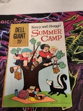 Dell Giant #34 1960 Nancy and Sluggo Summer Camp Dell Comics picture