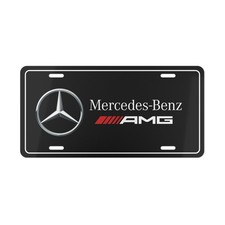 Mercedes-Benz AMG License Plate Auto Car, Aluminum Metal Tag (Vanity Plate) picture