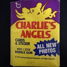 CHARLIE’S ANGELS 1977 Topps Factory Sealed Wax Pack picture