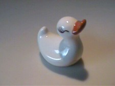 VINTAGE 1949 MINIATURE HAGEN RENAKER SWIMMING WHITE DUCKLING picture