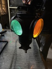 Adlake Non-Sweating Switch Lamp Chicago Railroad Lantern Green Amber Lens picture