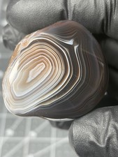 Botswana Agate Dome Polished Specimen Great Banding picture