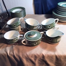 Colonial Homestead by Royal Creamer,Sugar Bowl w/lid & 7 Cups picture