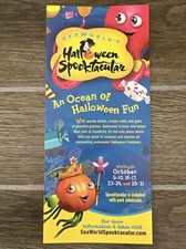 SeaWorld Halloween Spooktacular brochure 2010 UNIQUE VTG RARE MINT CONDITION picture