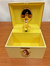 Disney Parks Official Beauty And The Beast Belle Musical Jewelry Trinket Box picture