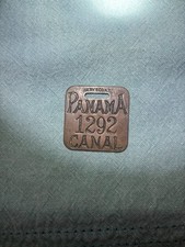AM.RYS.CO.N.Y. Panama Canal 1292 Brass Tag Badge Brass Tag/Badge picture