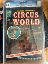 Circus World (Dell Comics  1964) CGC 9.4 High Grade John Wayne picture