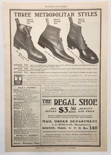 1901 Regal Shoe Metropolitan L.C. Bliss Vintage Original Print Ad Boston Mass picture