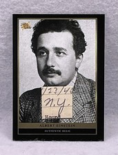 2024 Pieces Of The Past One Time Series Albert Einstein Handwritten Relic picture