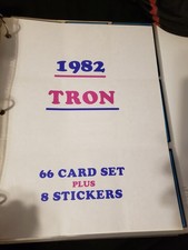 1982 Donruss Tron The Movie Complete 66 Card Set + 8 Stickers picture