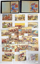1939 Battle for the Flags Trading Cards - Bundle of 17 Cards - Rover & Wizard picture