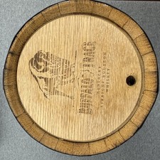 Buffalo Trace Bourbon Whiskey Mini Wood Barrel Display Kentucky Bar Decor picture