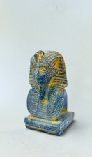 Egyptian Green Granite King Tutankhamun Statue Made in Egypt picture