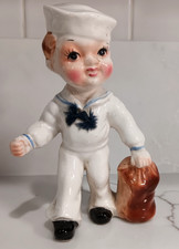 Rare Kreiss & Co American Sailor Ceramic Figurine Military 1957 Japan VGVC picture