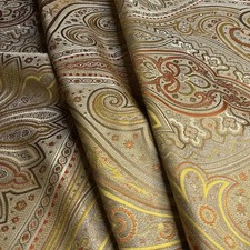 Beacon Hill Ornate Paisley Woven Silk Jacquard Upholstery Fabric By The Yard 56” picture