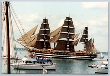 VTG Photo 3 Masted Sailing Ship Schooner at a Tall Ships Festival  - 4 x 6 Inch picture