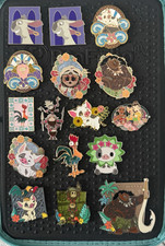 Authentic Disney Pin Collection (Winnie the Pooh and Moana) - Over 60 Pins picture