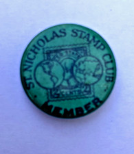 Button-St. Nicholas Stamp Club Member-Bastian Bros. Co., Rochester, NY picture