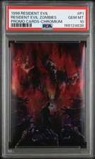 1998 Wildstorm Amada Resident Evil Zombies Promo P1 Chromium PSA 10 *POP 1* picture