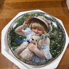 TENDER MOMENTS Collector Plate SANDRA KUCK'S 100 YEARS OF LOVE Teddy Bear picture