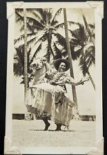 Hawaiian Hula Paniolo Wahine Polynesian Woman  picture