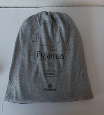 Emirates First Class Airlines New Woman’s Gray Pajama Set Size M Regular picture