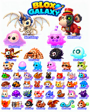 Jester Dragon - Jacobin Pigeon- Bubblegeist - Skelicorn - Bolt - Adopt From Me picture