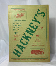 Late 1940's Hackney's Seafood Restaraunt Menu Atlantic City , NJ Worlds Largest picture