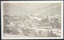 Heppner Oregon Vintage RPPC Postcard Aerial Town View Main Street picture