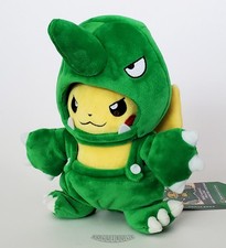 🚦Pokemon Pikachu Green Monster Costume Poke Plush - NEW - 2018 Pokemon Center picture