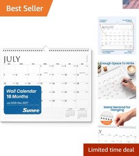 2026-2027 Monthly Calendar - Spacious 14.5x11.5 Wall Planner for Easy Organizing picture