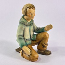 Vtg 1951 Goebel Hummel 214/G Nativity Kneeling Shepherd Boy Figurine 5