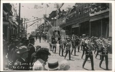 Virginia City, Nevada NV C Street loves Parade 1903 Original Vintage RPPC picture