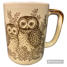 Vintage Owl Coffee Mug Otigiri Embossed picture