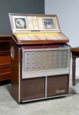 Vintage Rowe AMI JBM Vinyl Jukebox Machine 1970s w/ Records Keys picture