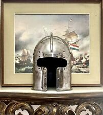 Helmet Warrior Medieval Knight Armour Metal Vintage Decor picture